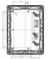 technical drawing of the box